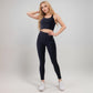 Active Women's High Waist Seamless Leggings with Full-Length Ankle Fit