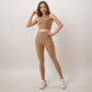 Active Women's High Waist Seamless Leggings with Full-Length Ankle Fit