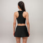 Active Women's Athletic Skort with Side Pocket and Built-In Shorts