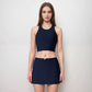 Active Women's Athletic Skort with Side Pocket and Built-In Shorts