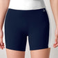 Active Women's High Waist Color Block Biker Shorts