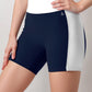 Active Women's High Waist Color Block Biker Shorts