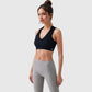 Active Women's Collared V-Neck Athletic Crop Top