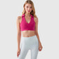 Active Women's Collared V-Neck Athletic Crop Top