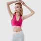 Active Women's Collared V-Neck Athletic Crop Top