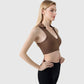 Active Women's Collared V-Neck Athletic Crop Top