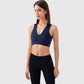 Active Women's Collared V-Neck Athletic Crop Top
