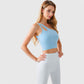 Active Women's One Shoulder Cutout Athletic Crop Top