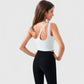 Active Women's One Shoulder Cutout Athletic Crop Top