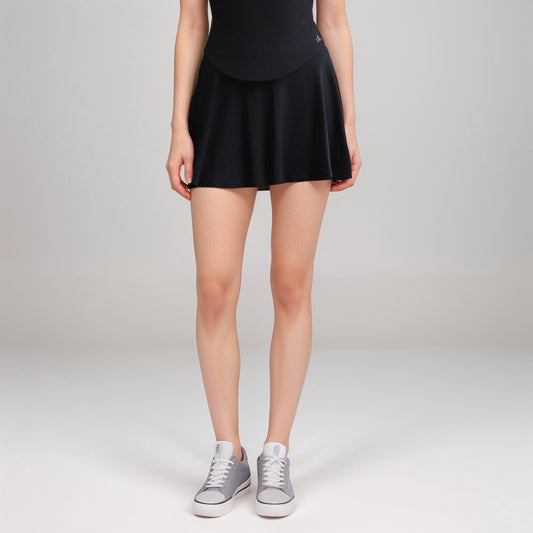 Active Women's Flowy Active Skirt with Smooth High Waistband and Lightweight Stretch Fabric
