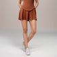 Active Women's Flowy Active Skirt with Smooth High Waistband and Lightweight Stretch Fabric
