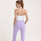 Women's Halter Neck Cropped Tank Top with Built-In Bra and Stretch Fabric for Workout or Casual Wear
