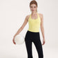 Women's Halter Neck Cropped Tank Top with Built-In Bra and Stretch Fabric for Workout or Casual Wear