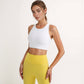 Women's Sports Bra with Double Strap Detail and Wide Hem Band for Medium Support