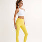 Women's Sports Bra with Double Strap Detail and Wide Hem Band for Medium Support