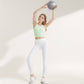 Women's Ribbed Black High Neck Crop Tank Top for Active and Casual Wear