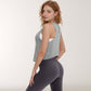 Women's Sleeveless Scoop Neck Cropped Tank Top for Workout and Casual Layering