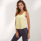 Women's Sleeveless Scoop Neck Cropped Tank Top for Workout and Casual Layering