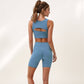 Women's Sports Bra with Scoop Neck and Front Cutout Design for Low to Medium Impact Workouts