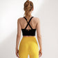 Women's Crisscross Back Sports Bra with Wide Elastic Band and Supportive Straps for Activewear