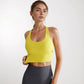 Women's Crisscross Back Sports Bra with Wide Elastic Band and Supportive Straps for Activewear
