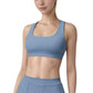 Women's Square Neckline Sports Bra with Supportive Underband for Low to Medium Impact Activities
