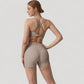 High Waist Seamless Biker Shorts with Wide Waistband and Stretch Fit for Active Comfort - Small, Fuchsia