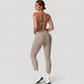 Women's High Waist Full Length Seamless Compression Leggings for Active and Casual Wear