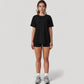 Relaxed Fit Crew Neck T-Shirt with Short Sleeves and Soft Stretch Fabric for Everyday Comfort