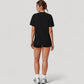 Relaxed Fit Crew Neck T-Shirt with Short Sleeves and Soft Stretch Fabric for Everyday Comfort