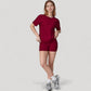 Relaxed Fit Crew Neck T-Shirt with Short Sleeves and Soft Stretch Fabric for Everyday Comfort