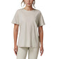Relaxed Fit Crew Neck T-Shirt with Short Sleeves and Soft Stretch Fabric for Everyday Comfort