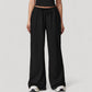 Wide Leg Lounge Pants with Drawstring Waist and Relaxed Fit for All-Day Comfort