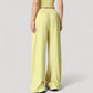 Wide Leg Lounge Pants with Drawstring Waist and Relaxed Fit for All-Day Comfort