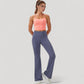 Ribbed Cropped Tank with Strappy Back and Stretch Fit for Lightweight Layering