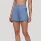 High Waist Performance Shorts with Wide Waistband and Side Pockets for Active Comfort