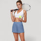 High Waist Performance Shorts with Wide Waistband and Side Pockets for Active Comfort