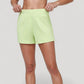 High Waist Performance Shorts with Wide Waistband and Side Pockets for Active Comfort