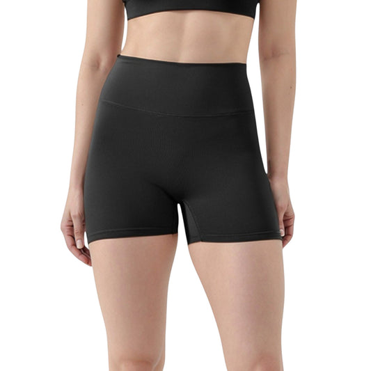 High Waist Seamless Active Shorts with Smooth Finish and Body-Hugging Stretch Fit