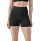 High Waist Seamless Active Shorts with Smooth Finish and Body-Hugging Stretch Fit
