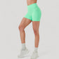 High Waist Seamless Active Shorts with Smooth Finish and Body-Hugging Stretch Fit