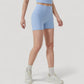 High Waist Seamless Active Shorts with Smooth Finish and Body-Hugging Stretch Fit