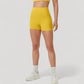 High Waist Seamless Active Shorts with Smooth Finish and Body-Hugging Stretch Fit