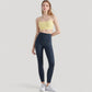 Spaghetti Strap Scoop Neck Sports Bra Top with Lightweight Stretch Fabric