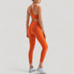 Strappy V Neck Sports Bra Top with Wide Shoulder Bands and Soft Stretch Fabric