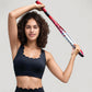 Scalloped Edge Sports Bra Top with Wide Straps and Soft Stretch Fabric