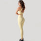 High Neck Scallop Edge Sports Bra with Sleeveless Cut and Stylish Back Detailing for Light Activity