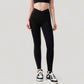High Waist Crossover Leggings with V-Waistband and Full-Length Stretch Fit for Active or Casual Wear