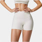 High Waist Compression Athletic Shorts with Supportive Stretch Fit and Streamlined Seams