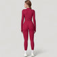 High Waist Compression Leggings with Seamless Fit and Sculpting Stretch Fabric